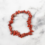 MYGA Red Jasper Chip Bracelet