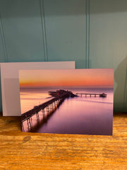 STEVE POULSOM PHOTOGRAPHY Birnbeck Pier Sunset