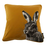 SEDDON AND DAVISON Ochre Yellow Hare Cushion