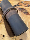 PAPER HIGH Buffalo Leather roll up art case