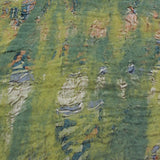 PAPER HIGH Olive Green Yamala Felted Silk Scarf